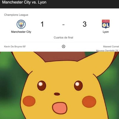 Los memes destrozan a Pep Guardiola y el Manchester City tras ser eliminados de la Champions League &nbsp;&nbsp;