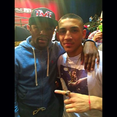 Las fotografías inéditas de boxeador hondureño Teofimo López