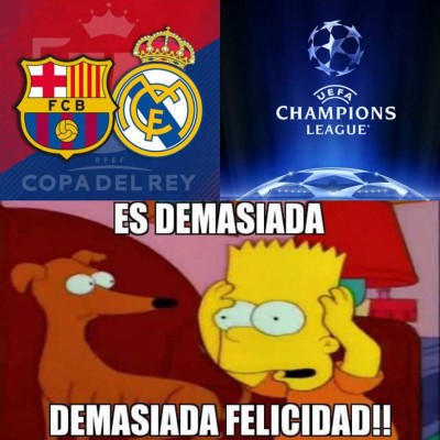 Los memes se desatan con el Barcelona-Real Madrid en Copa del Rey