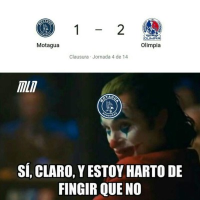 Otros memes: Las burlas siguen haciendo pedazos al Motagua y su entrenador luego de perder contra Olimpia
