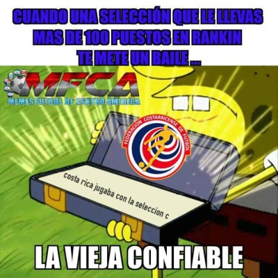 Se burlan en memes de Costa Rica y El Salvador por su empate en Copa Centroamericana