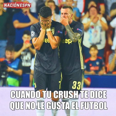 Memes arrecian contra Cristiano Ronaldo por su expulsión en Mestalla