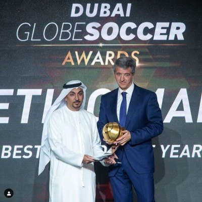 Cristiano Ronaldo el protagonista de las mejores fotos de los Golden Golden Soccer Awards