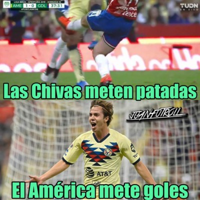 Giovanni dos Santos, víctima favorita de los memes luego del clásico América - Chivas en México