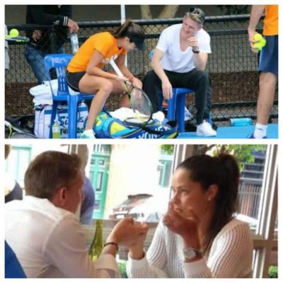 Bastian Schweinsteiger y Ana Ivanovic, la pareja top del momento