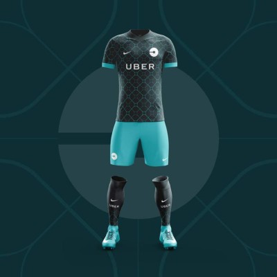 Así serían los uniformes si las redes tuvieran equipos de fútbol