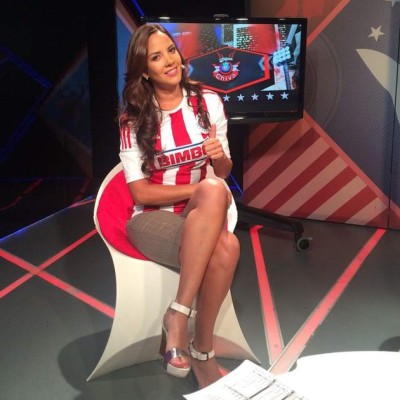 Karen Manzano, la presentadora deportiva mexicana fanática de Chivas