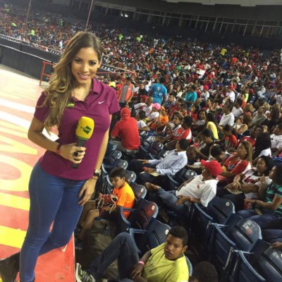 Delany Precilla, la modelo y presentadora panameña que apoya a su Selección
