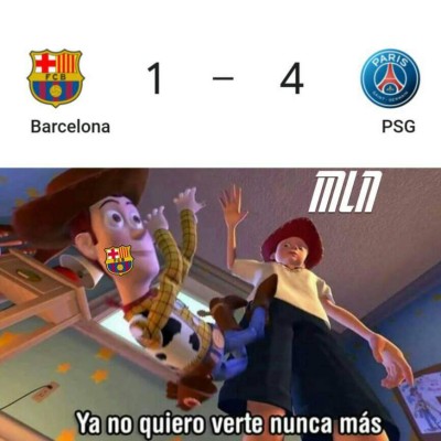 Los memes destrozan al Barcelona y a Messi tras ser goleados por el PSG en el Camp Nou