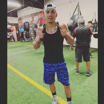 Las fotografías inéditas de boxeador hondureño Teofimo López