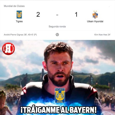 ¿Tiembla el Bayern Múnich? Los memes vuelan las redes tras el triunfo de Tigres en el Mundial de Clubes
