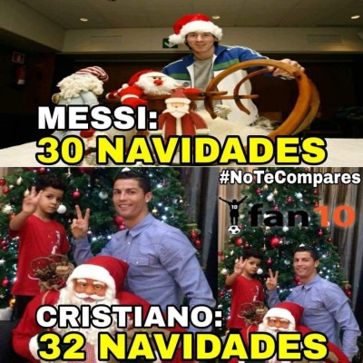 Los mejores memes en el mundo del fútbol en navidad: 'Papá Lionel'