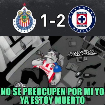 Liga MX: Como cada semana, los memes liquidan a Chivas 'galácticas' por la derrota ante Cruz Azul
