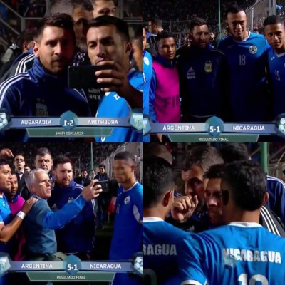 En fotos: Selección de Nicaragua se vuelca a Messi tras recibir paliza de Argentina