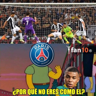 Los memes destrozan a Neymar, Mbappé y al PSG tras perder la final de la Champions League