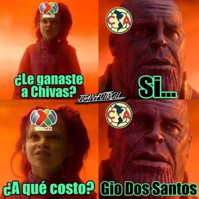 Giovanni dos Santos, víctima favorita de los memes luego del clásico América - Chivas en México