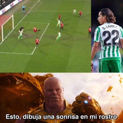 ¡Hasta Messi! Diego Lainez y los divertidos memes de su primer gol en Europa