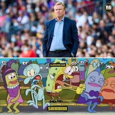 Koeman fue despedido del Barcelona y los memes destrozan al entrenador holandés