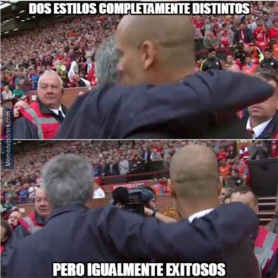¡Los imperdibles memes entre Mourinho y Pep Guardiola!