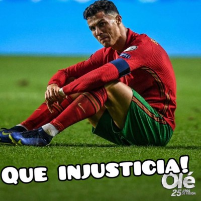 Serbia mandó a Portugal al repechaje y los memes destrozan a Cristiano Ronaldo