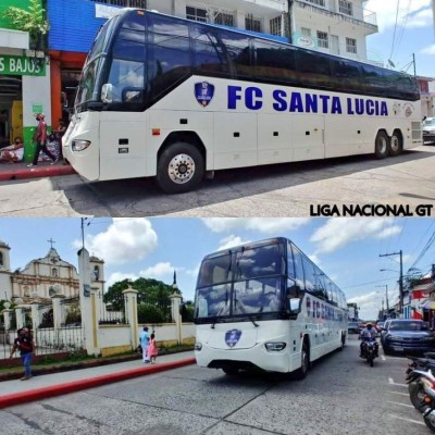 ¿Cuál es el más bonito? Los autobuses en los que se transportan los clubes de Centroamérica