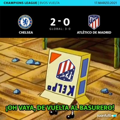¡Destrozan a Suárez! Los terribles memes luego de la dolorosa eliminación del Atlético ante el Chelsea