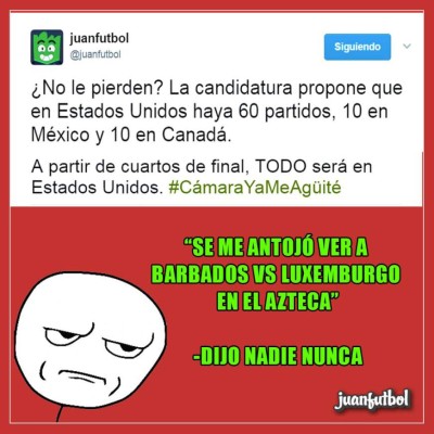 Terribles burlas contra México y Canadá por hacer el Mundial junto a Estados Unidos