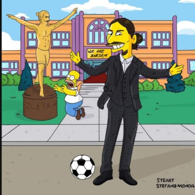 Imperdible: Así se ven Messi, Cristiano Ronaldo y las estrellas del fútbol en los Simpsons