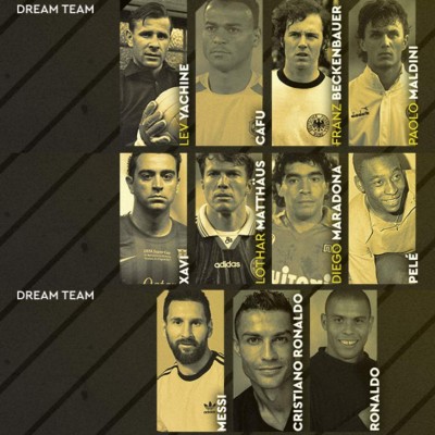 Con Cristiano Ronaldo y Messi juntos: El mejor 11 de la historia del fútbol, según France Football