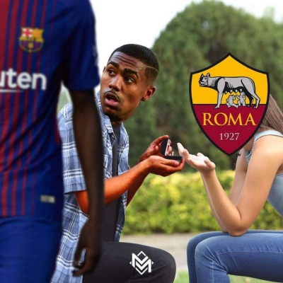¡Crueles! Malcom y los tremendos memes del 'robo' del Barcelona a la Roma