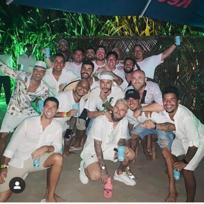 La alocada fiesta de año nuevo de Neymar en Brasil donde estuvo su supuesta y explosiva novia