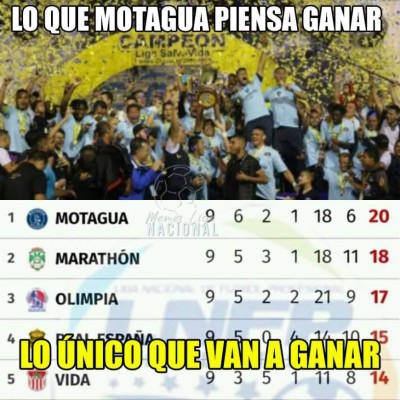 Memes: Humillan a Marathón tras la goleada de escándalo del Olimpia en el Nacional