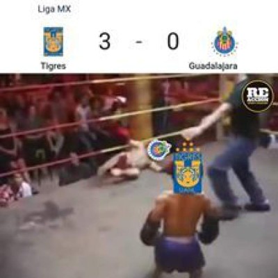 Liga MX: Chivas 'galácticas' y Oribe Peralta, víctimas de los memes tras goleada ante Tigres
