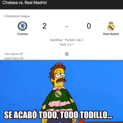 ¡Estallan las redes! Los memes despedazan al Real Madrid tras caer eliminado en la Champions