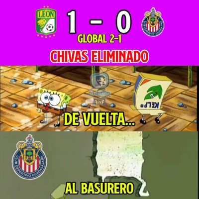 Los memes del día después hacen pedazos a Chivas por quedar eliminado ante León en México