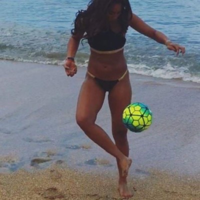 Daluna Kraemer, la super modelo costarricense amiga de Ronaldinho y de un futbolista hondureño que tiene de cabeza las redes