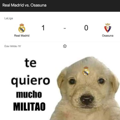 Militao se roba el show: los divertidos memes que dejó el triunfo del Real Madrid ante Osasuna
