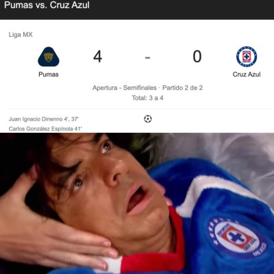 Liga MX: Cruz Azul es humillado con terribles memes tras volverla a cruzazulear contra Pumas