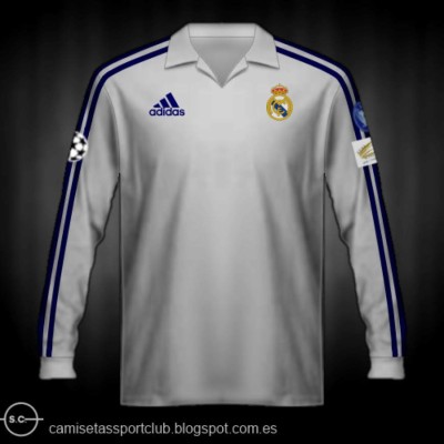Así ha sido la evolución de las camisetas del Real Madrid