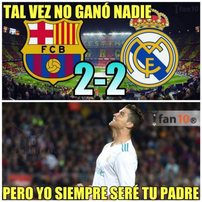 ¡IMPERDIBLES! Los crueles memes que dejó el clásico Barcelona-Real Madrid