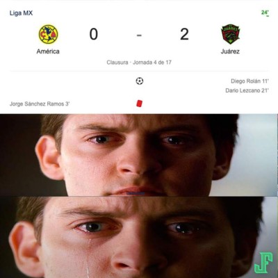 Liga MX: América es destrozado con memes por perder ante el 'poderosísimo' FC Juárez&nbsp;&nbsp;