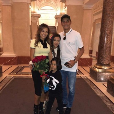 Andrea Salas celebró su cumpleaños junto a Keylor Navas en pleno mundial