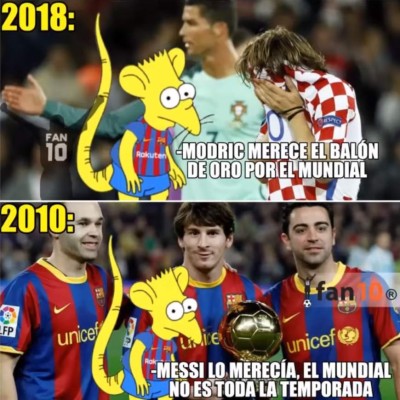 Cristiano, Messi y Benzema protagonizan los memes de los nominados al Balón de Oro 2018&nbsp;&nbsp;