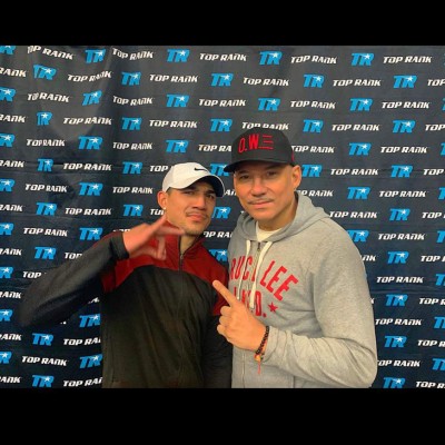 Las fotografías inéditas de boxeador hondureño Teofimo López