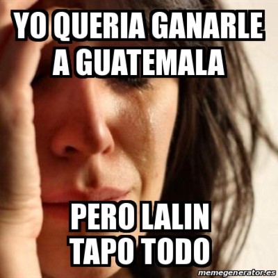 Los duros memes que dejó el México - Guatemala