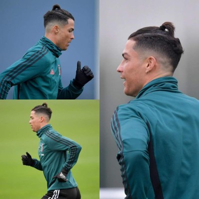 Juventus regresa a los trabajos y Cristiano Ronaldo sorprende con su nuevo look