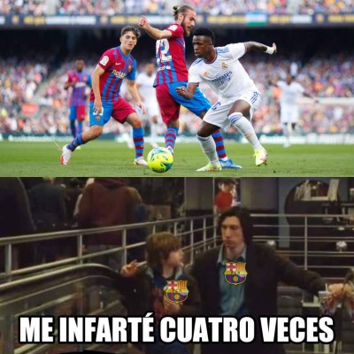 Real Madrid ganó el Clásico y los memes hacen pedazos al Barcelona, Dest y Lionel Messi