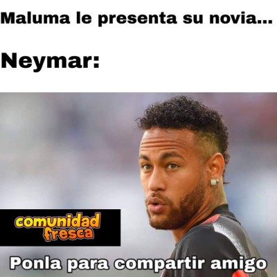 Los memes hacen pedazos a Maluma luego de que Neymar le 'robara' la novia, Icardi protagonista&nbsp;&nbsp;