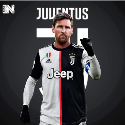 ¿Le luce la del Real Madrid? Así luciría Messi con las camisetas de los otros gigantes europeos