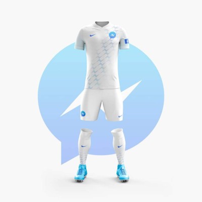 Así serían los uniformes si las redes tuvieran equipos de fútbol